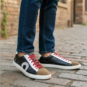 Oliver Cabell Low Top 1 Metropolis Leather Suede Distressed Sneakers Men US 10